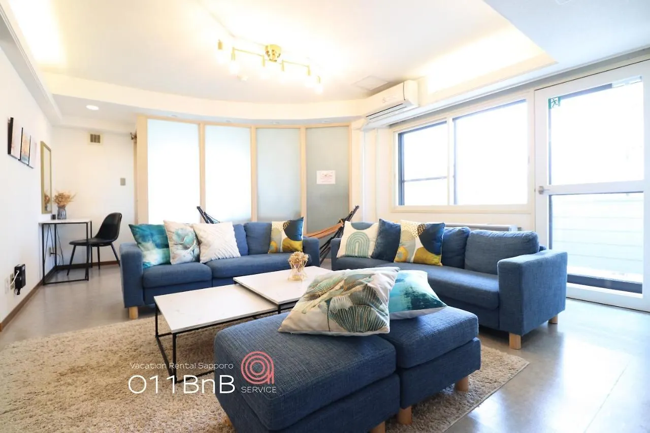 Apartment Nk Bld3F Sapporo 3Ldk 3Br 1 Floor 1 Room Minamijuichijo