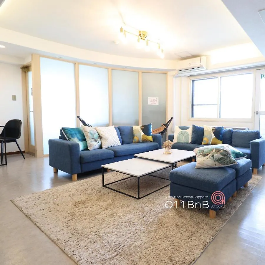 Apartment Nk Bld3F Sapporo 3Ldk 3Br 1 Floor 1 Room Minamijuichijo